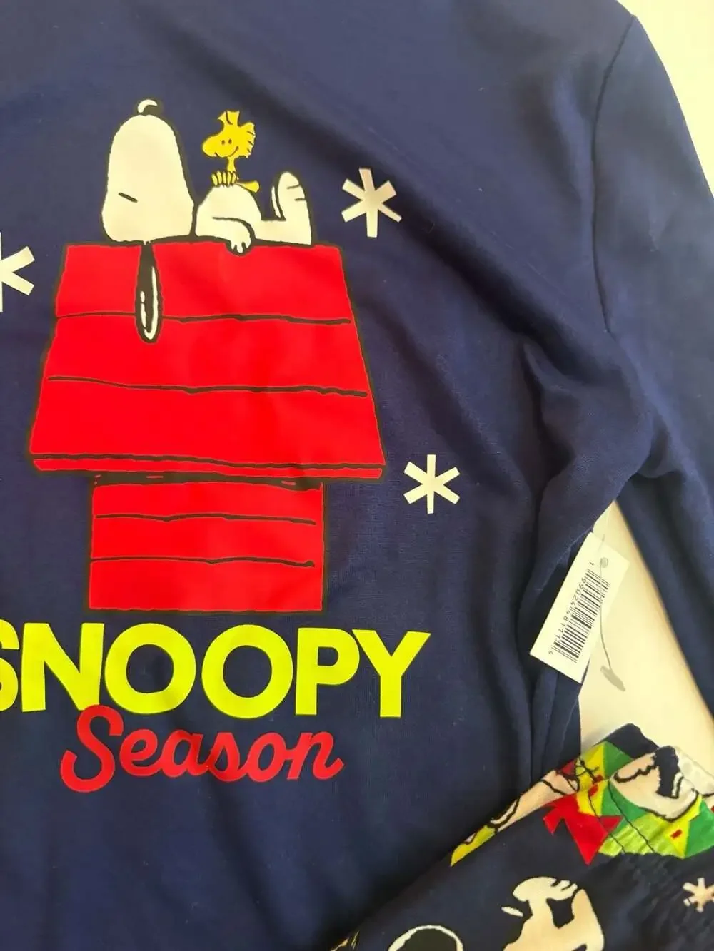 Peanuts Snoopy Season Holiday 2-Piece Long Sleeve Pajama Set